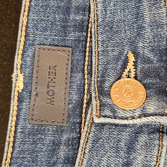 💕MOTHER💕 The Down Low Weekender Heel Jeans ~ Right On! 30 NWOT - Picture 14 of 16